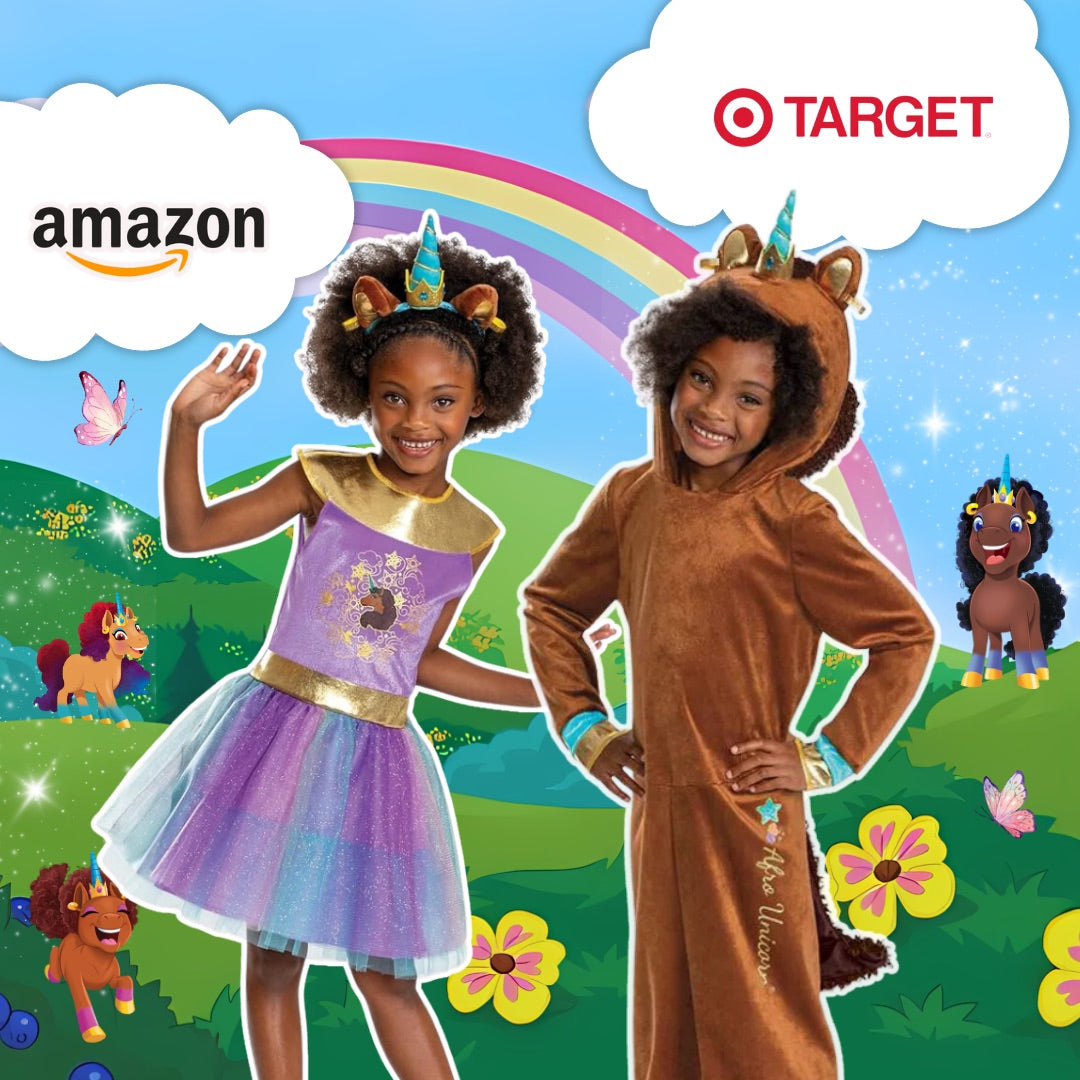 🤎🦄✨ Step Into Magic with Afro Unicorn Costumes! ✨🤎🦄