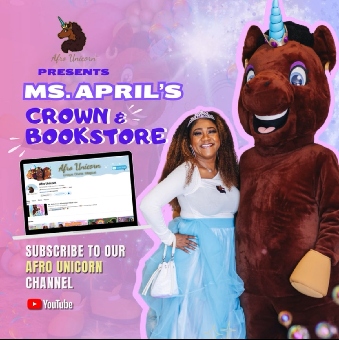 Get Ready for Enchantment: "Ms. April’s Crown & Bookstore" Coming This Fall to AfroUnicorn TV!