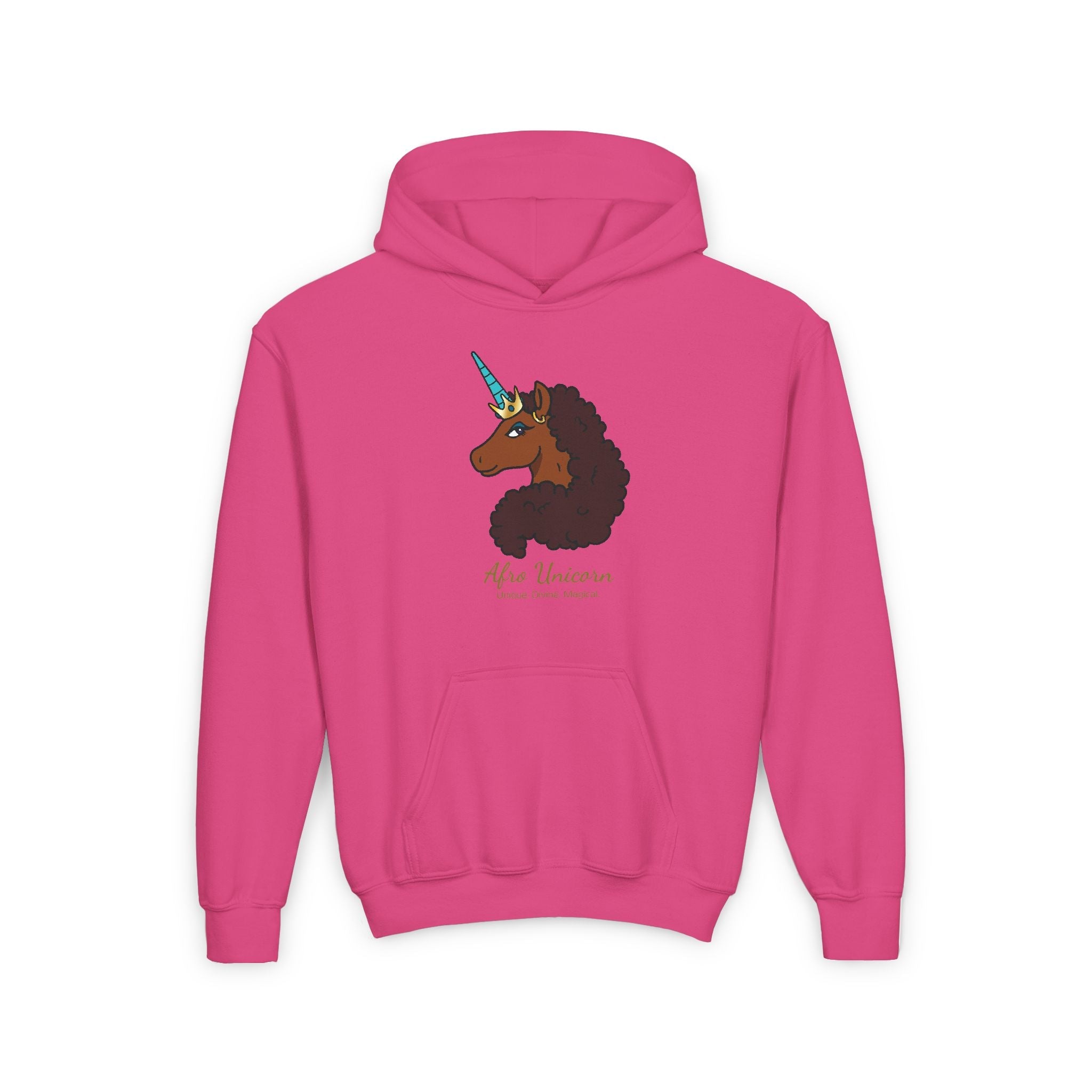 Afro Unicorn Kid Hoodies & Sweatshirts