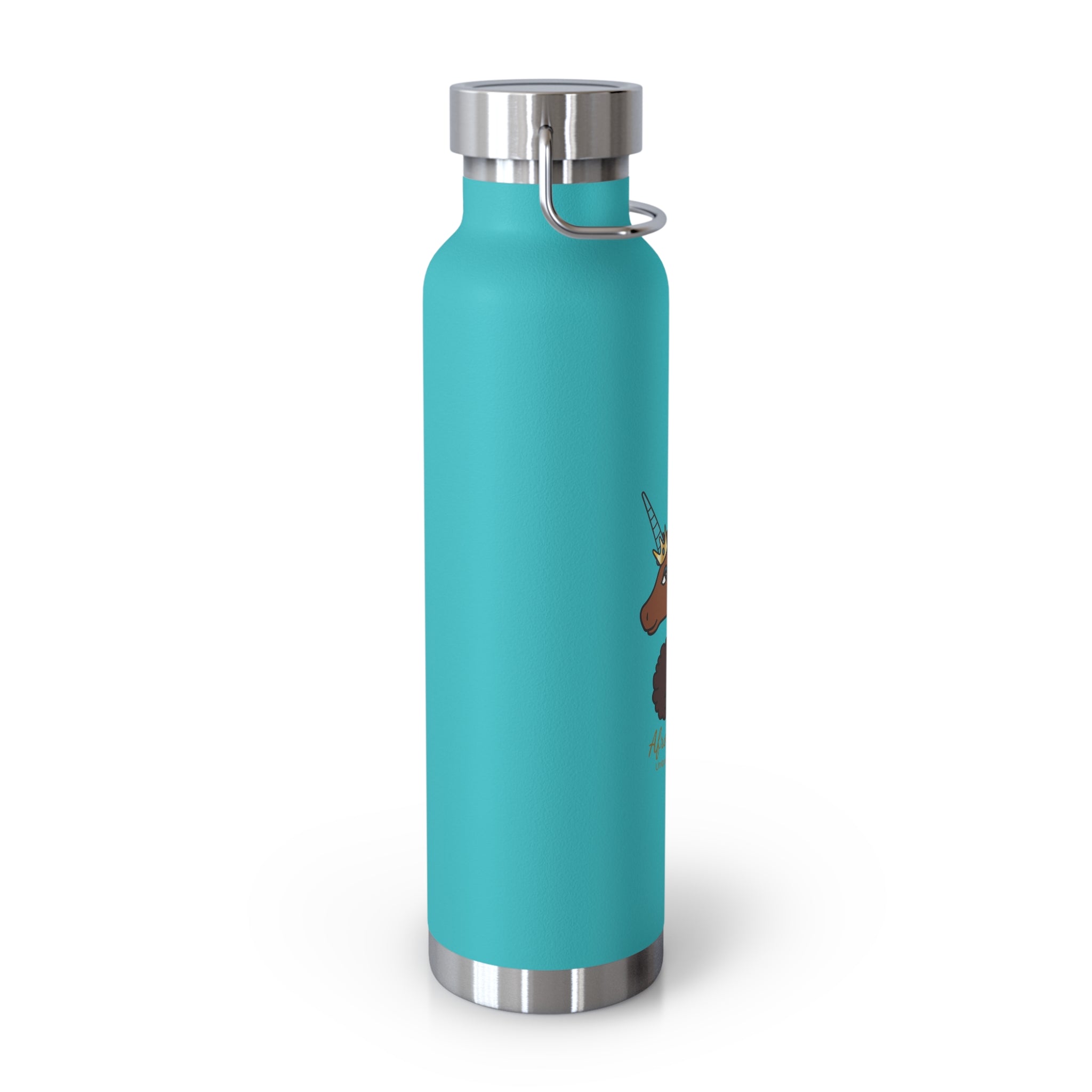 Unique - 22oz Afro Unicorn Insulated Water Bottle