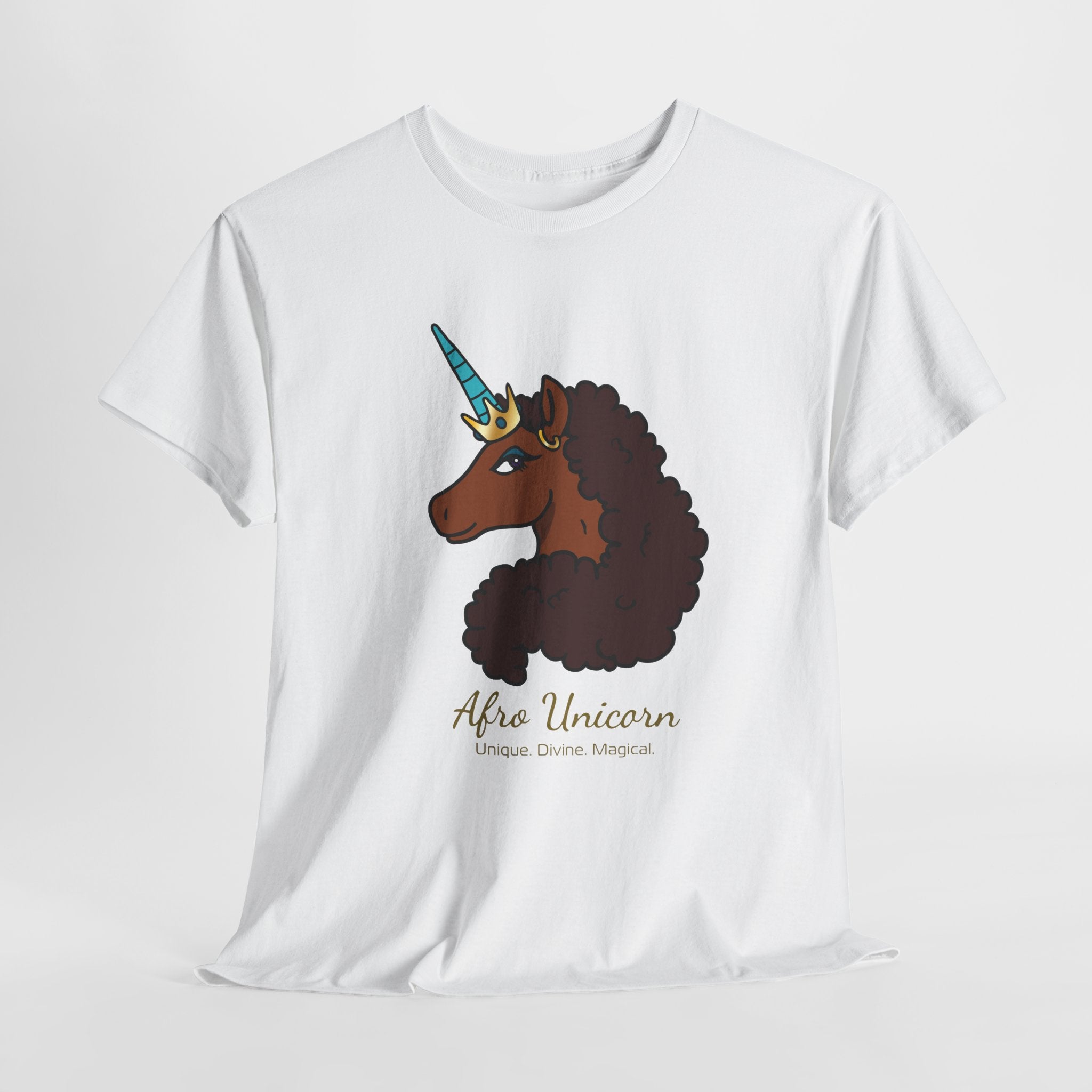 Adult - Afro Unicorn Signature Tee - Unique