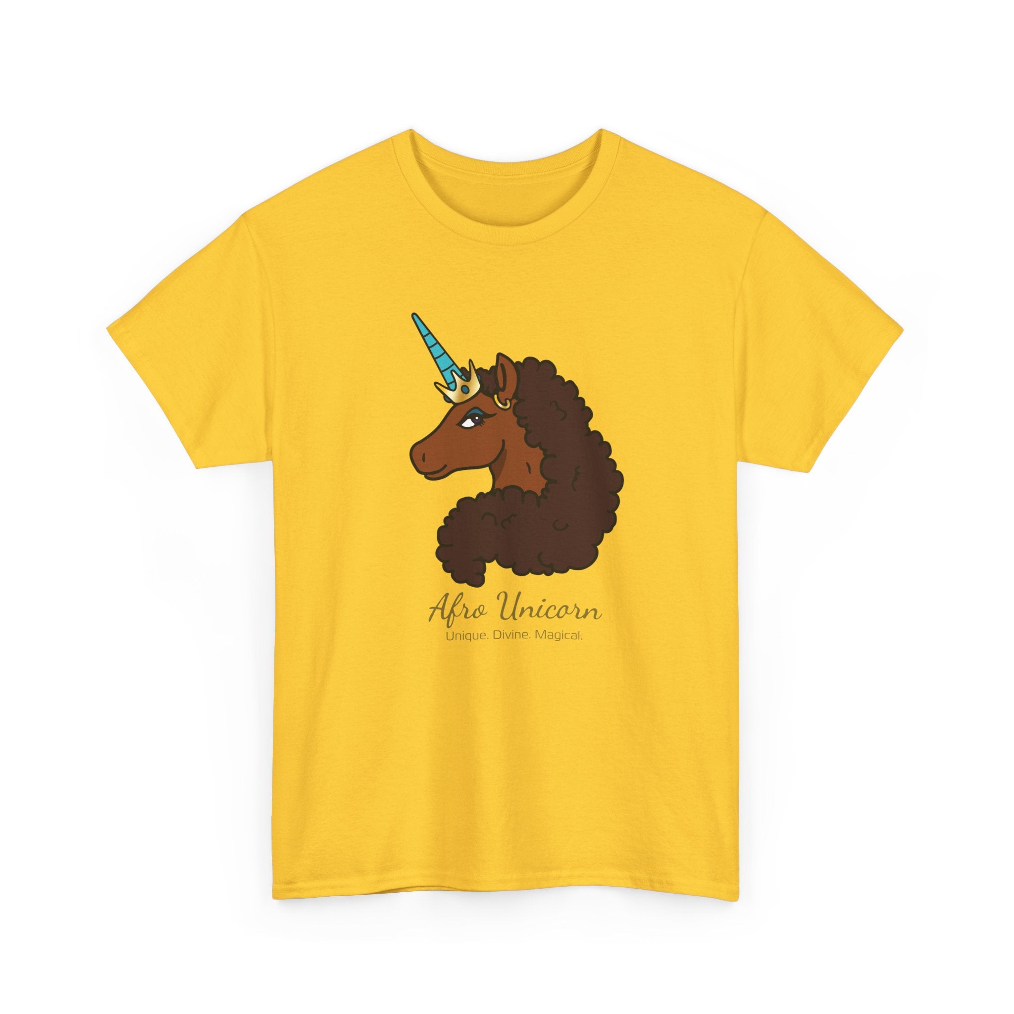 Adult - Afro Unicorn Signature Tee - Unique