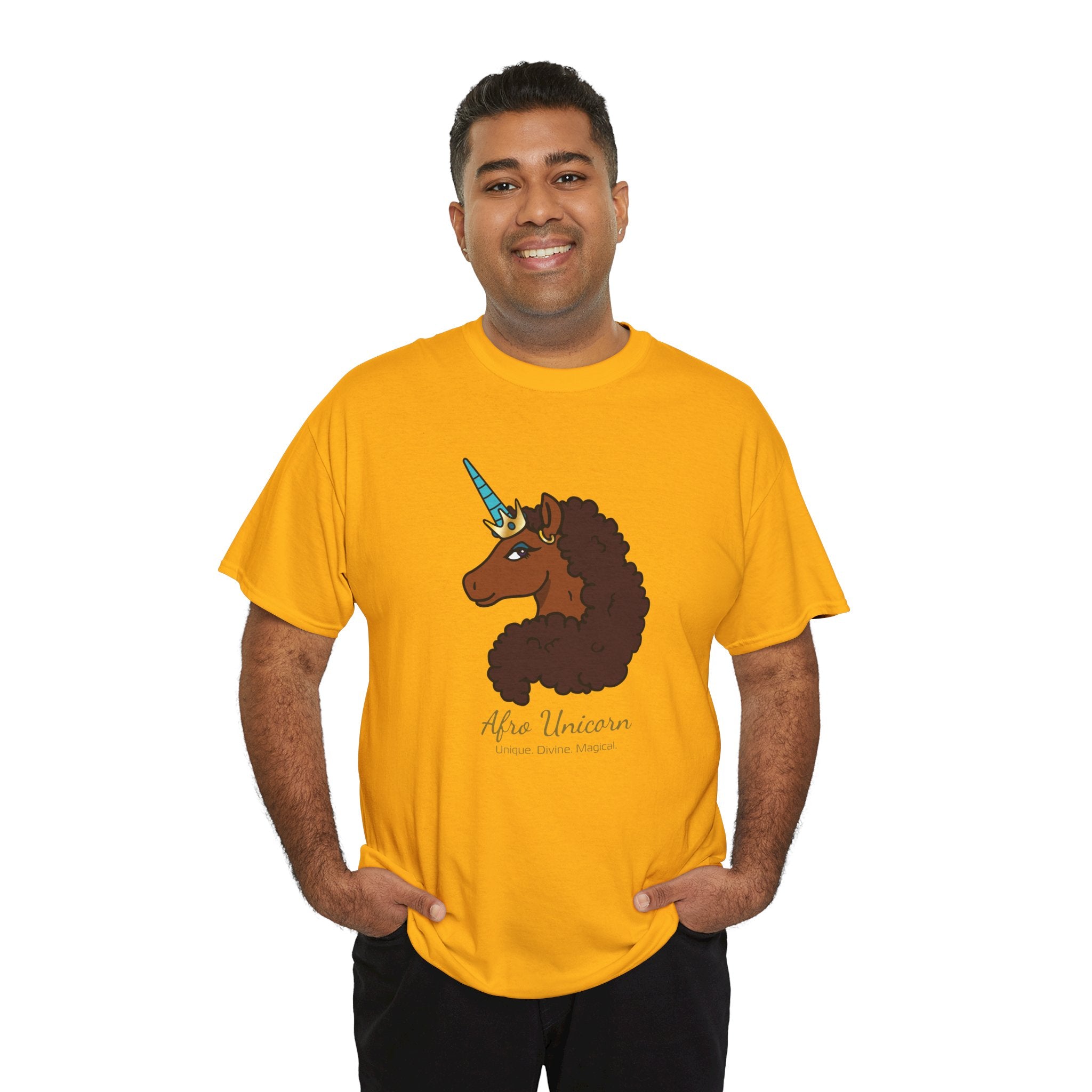 Adult - Afro Unicorn Signature Tee - Unique