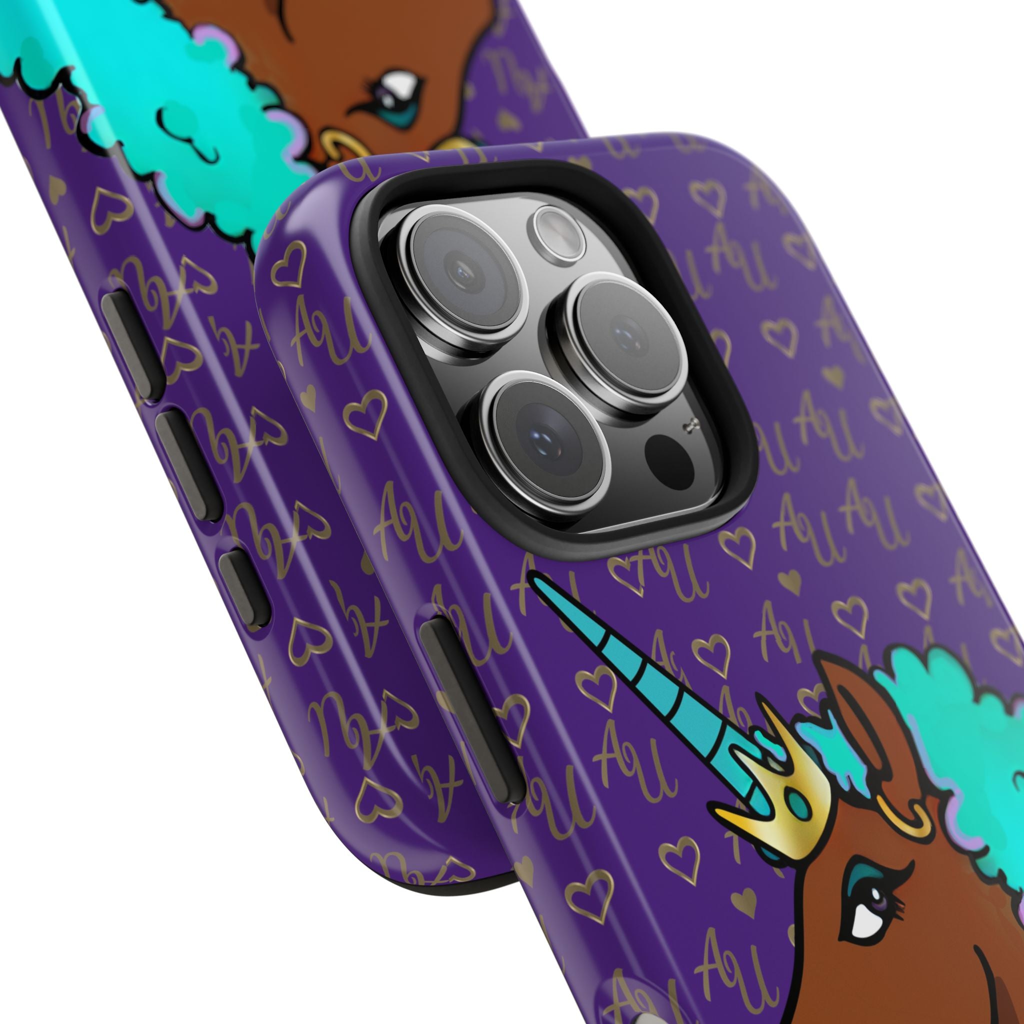 Afro Unicorn Tough Phone Case