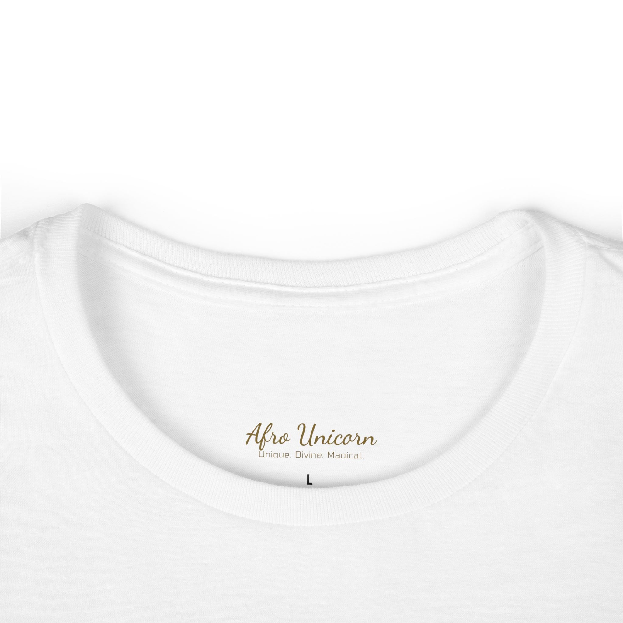 Afro Unicorn Royal & Blue Women's Tee — Celebrate D9 Love