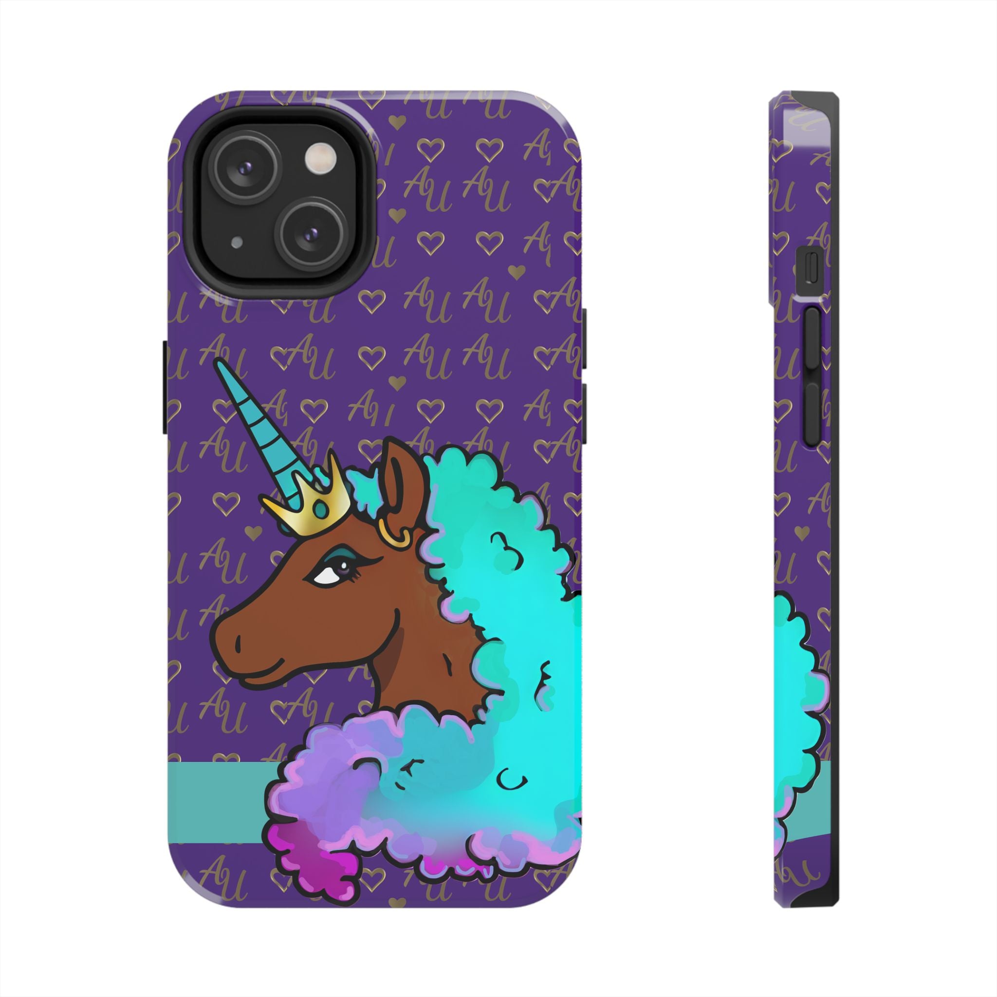 Afro Unicorn Tough Phone Case