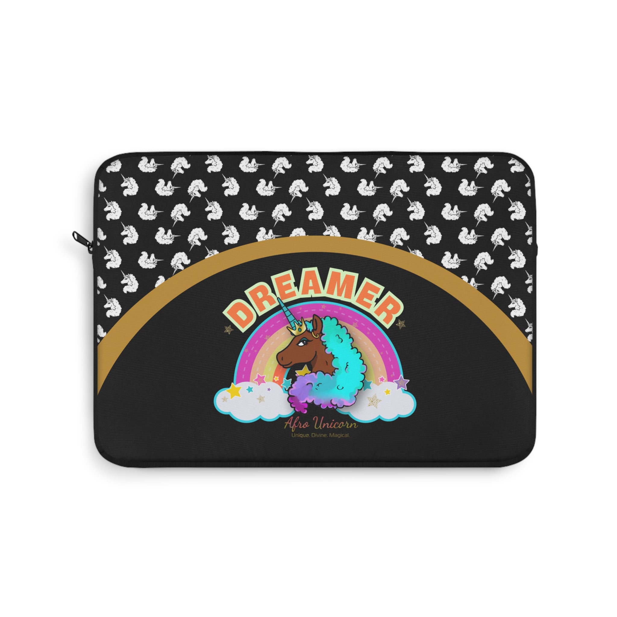 Laptop Sleeve - Afro Unicorn Dreamer