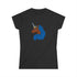 Afro Unicorn Royal & Blue Women's Tee — Celebrate D9 Love