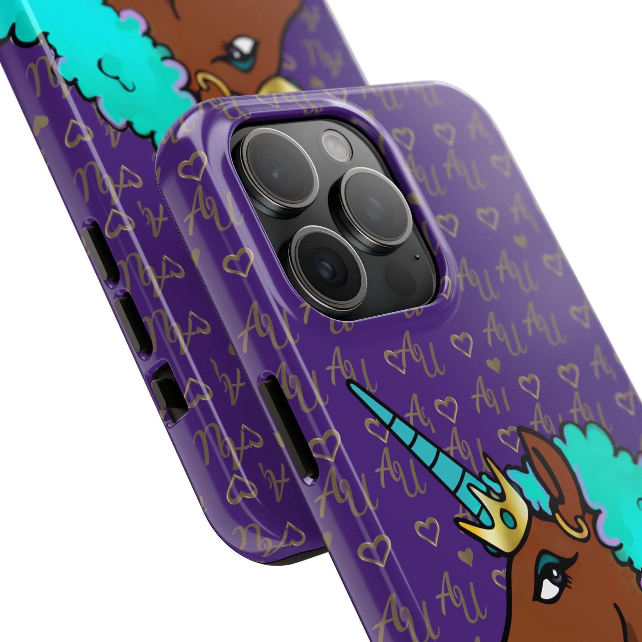 Afro Unicorn Tough Phone Case