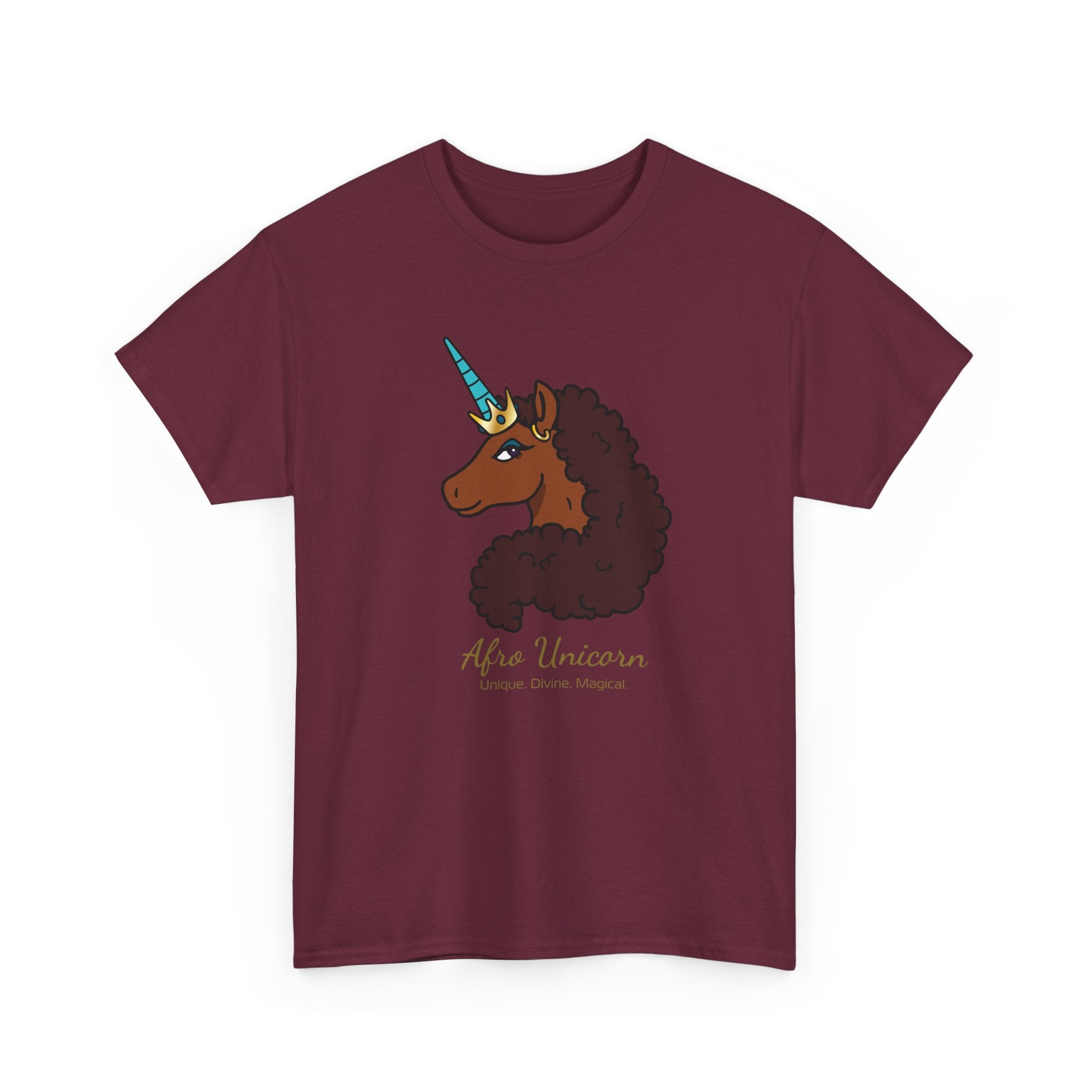 Adult - Afro Unicorn Signature Tee - Unique