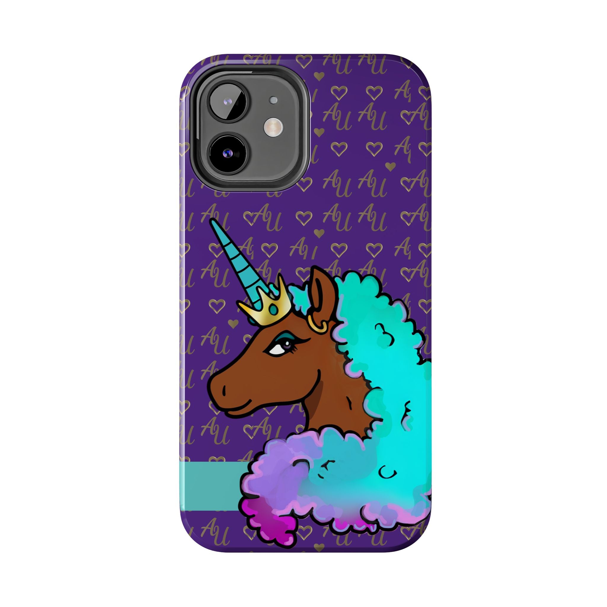 Afro Unicorn Tough Phone Case