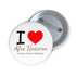 Button Pin - I Love Afro Unicorn