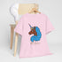 Adult - Afro Unicorn Blue & Pink Spring  Tee