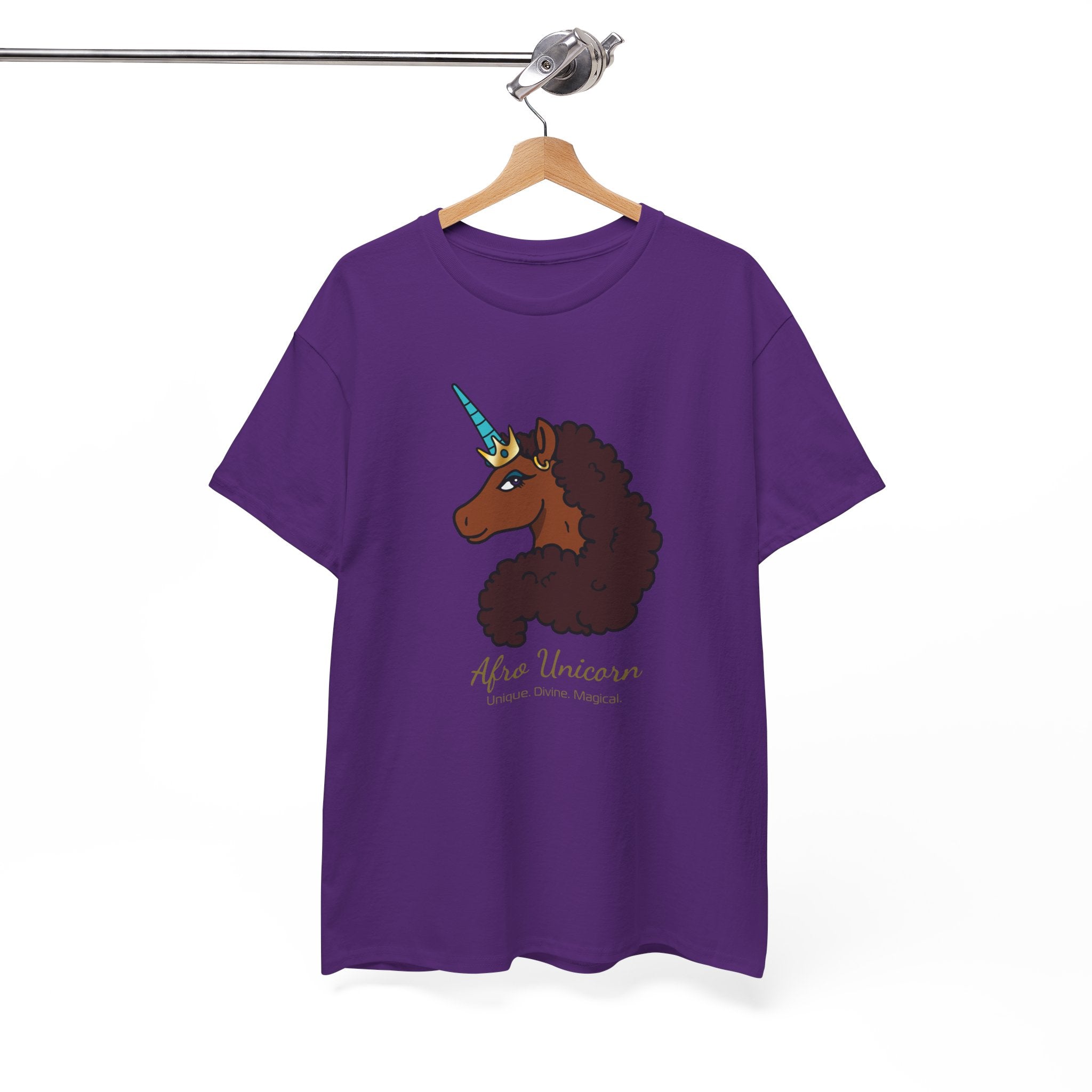 Adult - Afro Unicorn Signature Tee - Unique