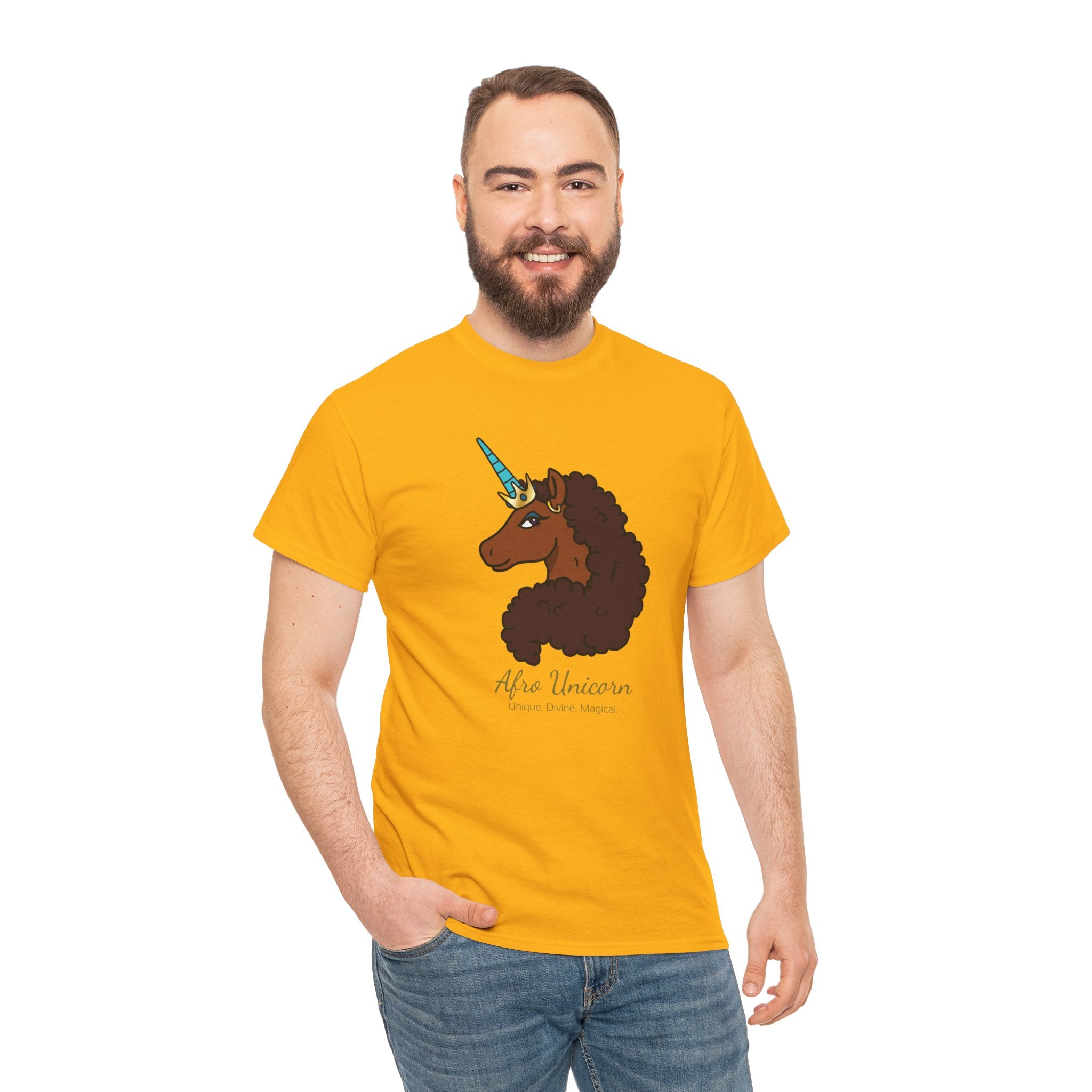 Adult - Afro Unicorn Signature Tee - Unique