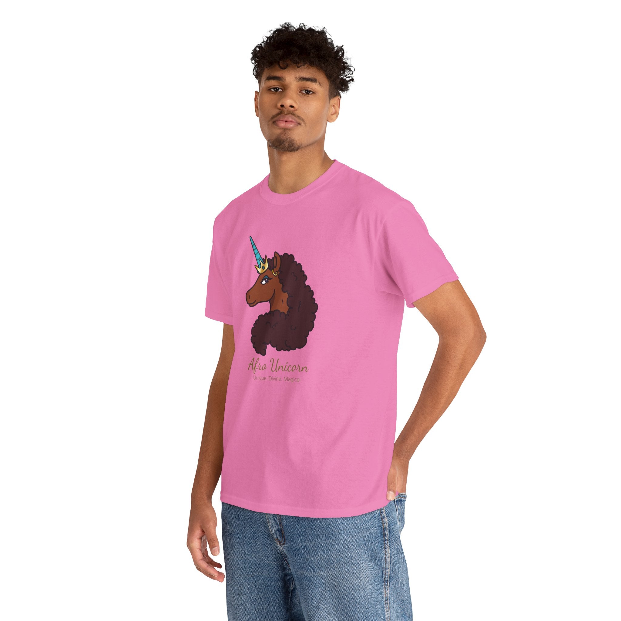 Adult - Afro Unicorn Signature Tee - Unique