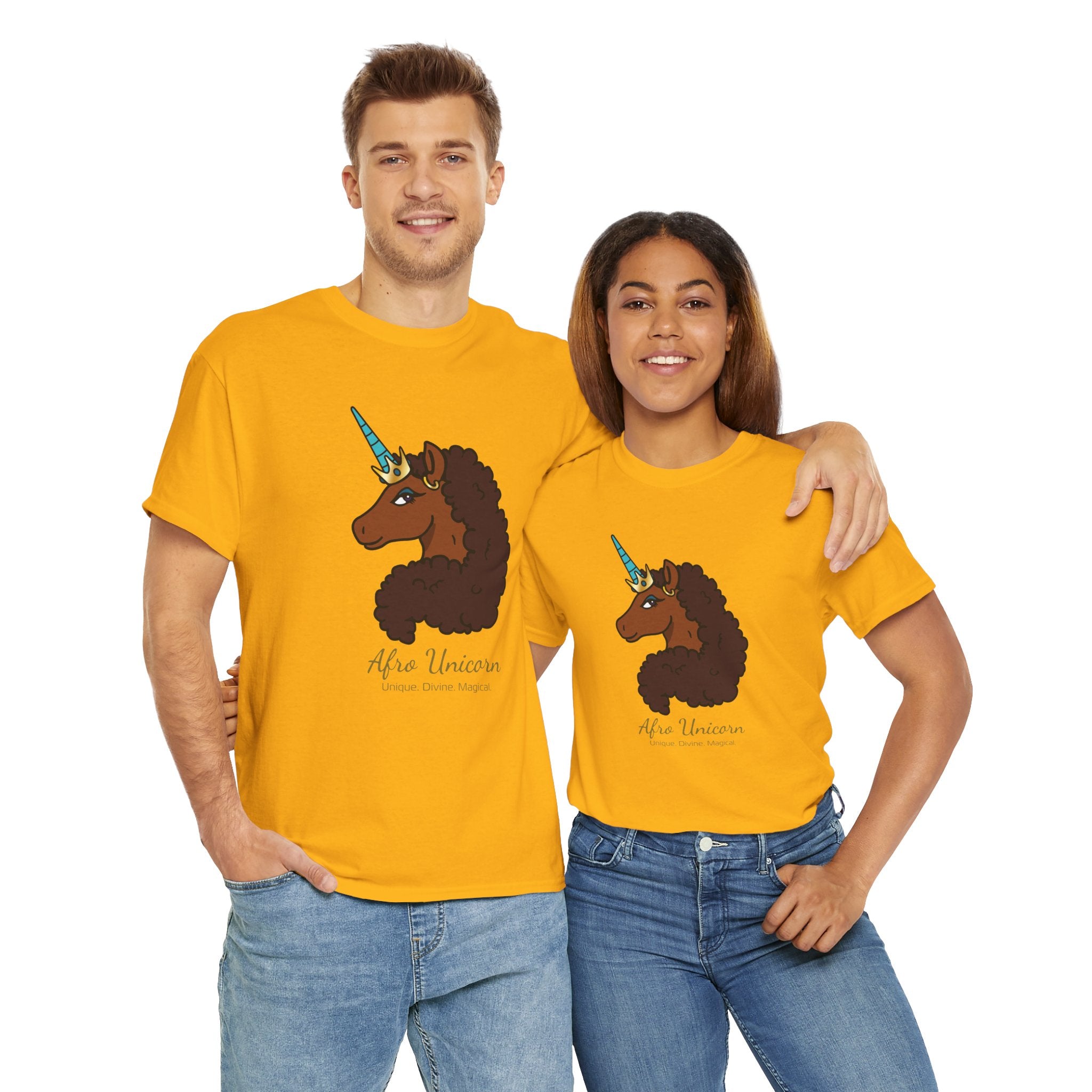 Adult - Afro Unicorn Signature Tee - Unique