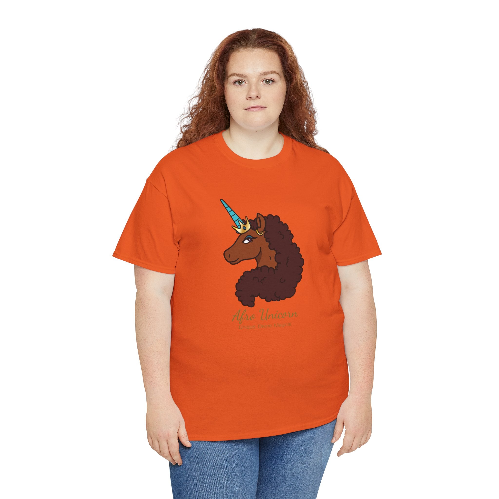 Adult - Afro Unicorn Signature Tee - Unique