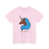 Adult - Afro Unicorn Blue & Pink Spring  Tee