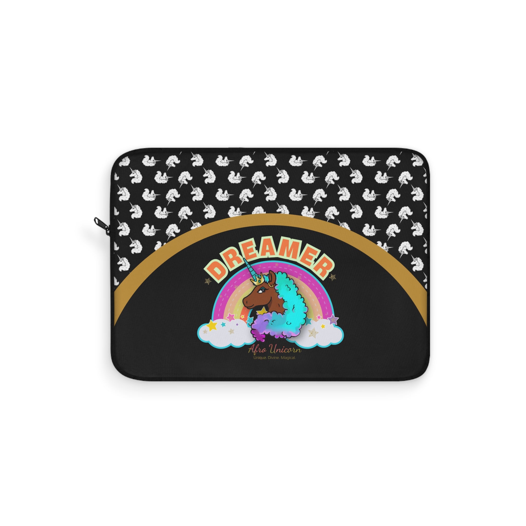 Laptop Sleeve - Afro Unicorn Dreamer
