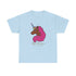 Adult - Afro Unicorn Pink & Blue Spring  Tee