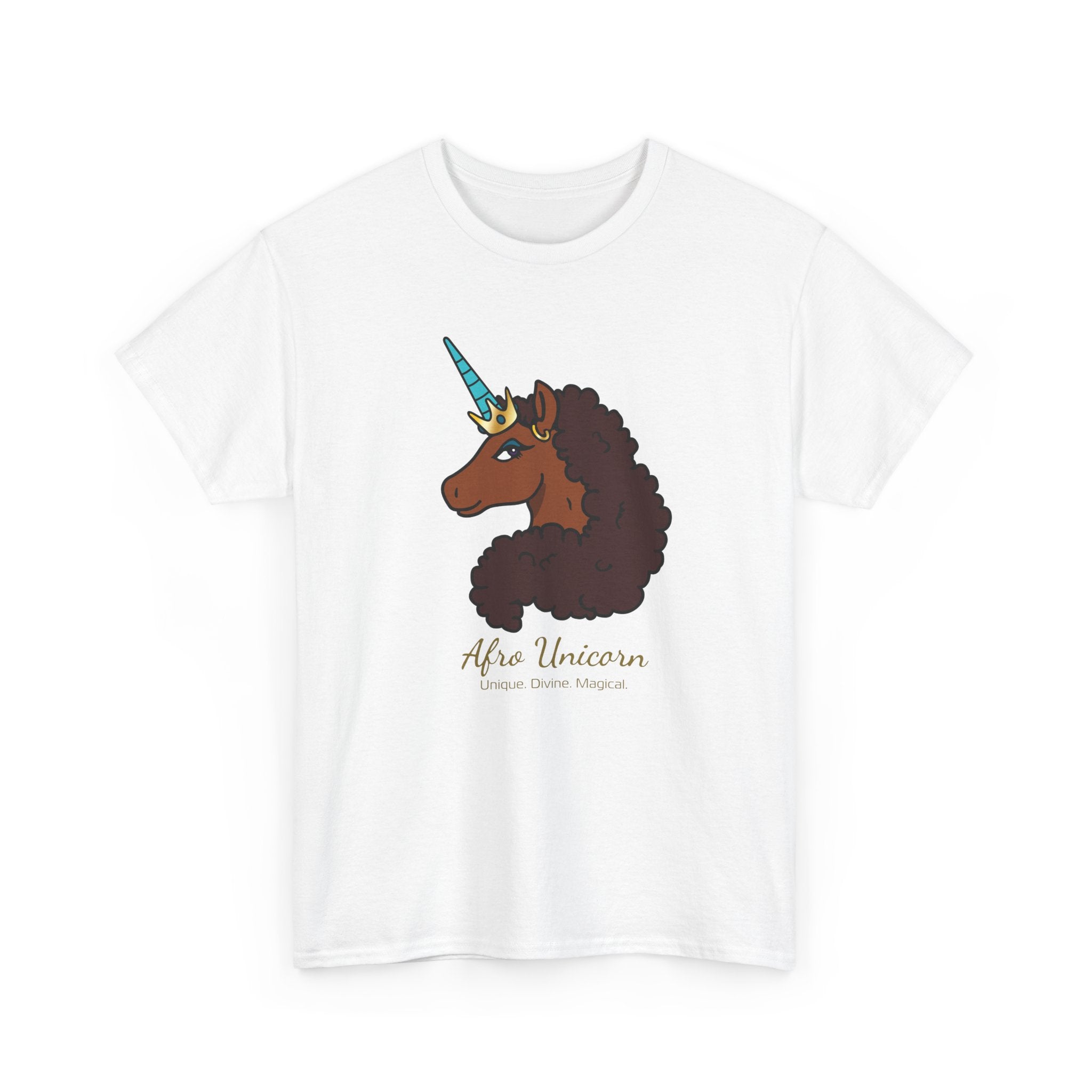 Adult - Afro Unicorn Signature Tee - Unique