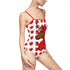 Afro Unicorn Crimson & Cream One-piece Swimsuit — D9 Delta Love