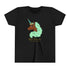 Youth - Afro Unicorn Mint Spring Tee