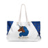 Afro Unicorn Royal Blue & Pure White Weekender Bag — D9 Pride Zeta Love