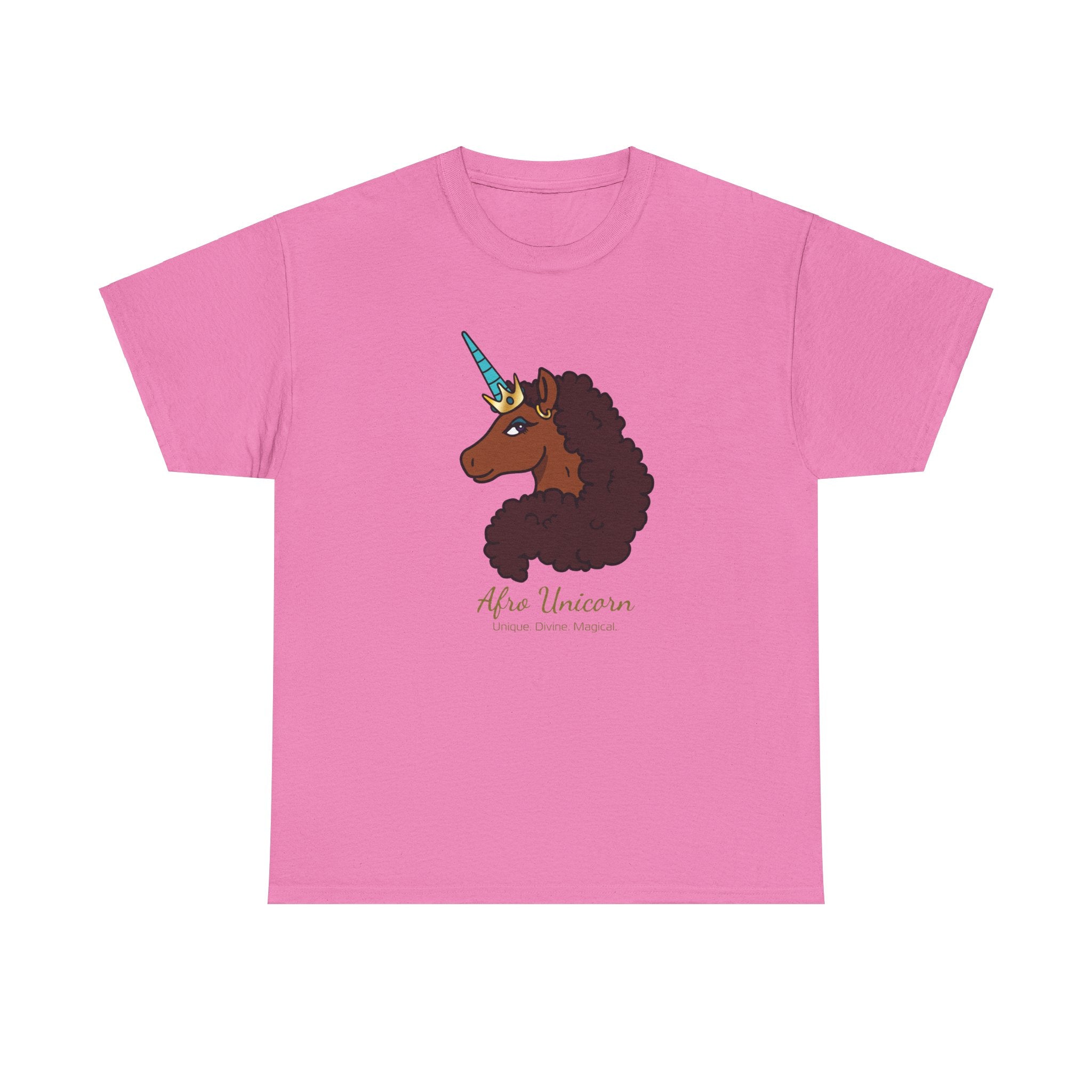Adult - Afro Unicorn Signature Tee - Unique