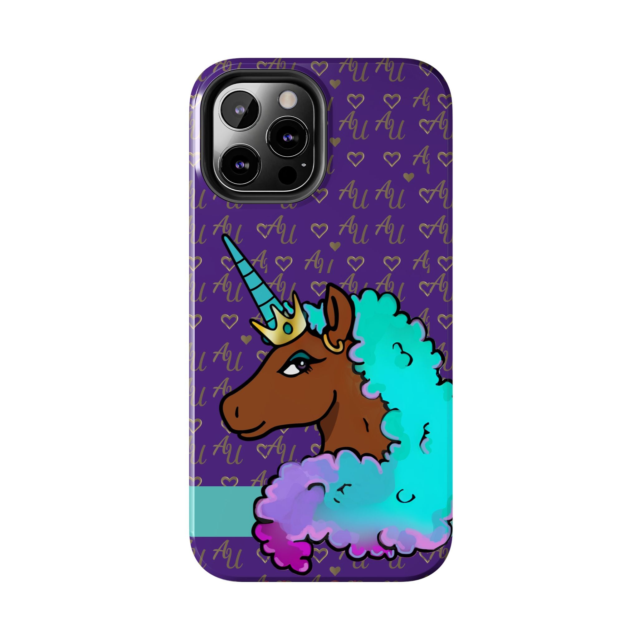 Afro Unicorn Tough Phone Case