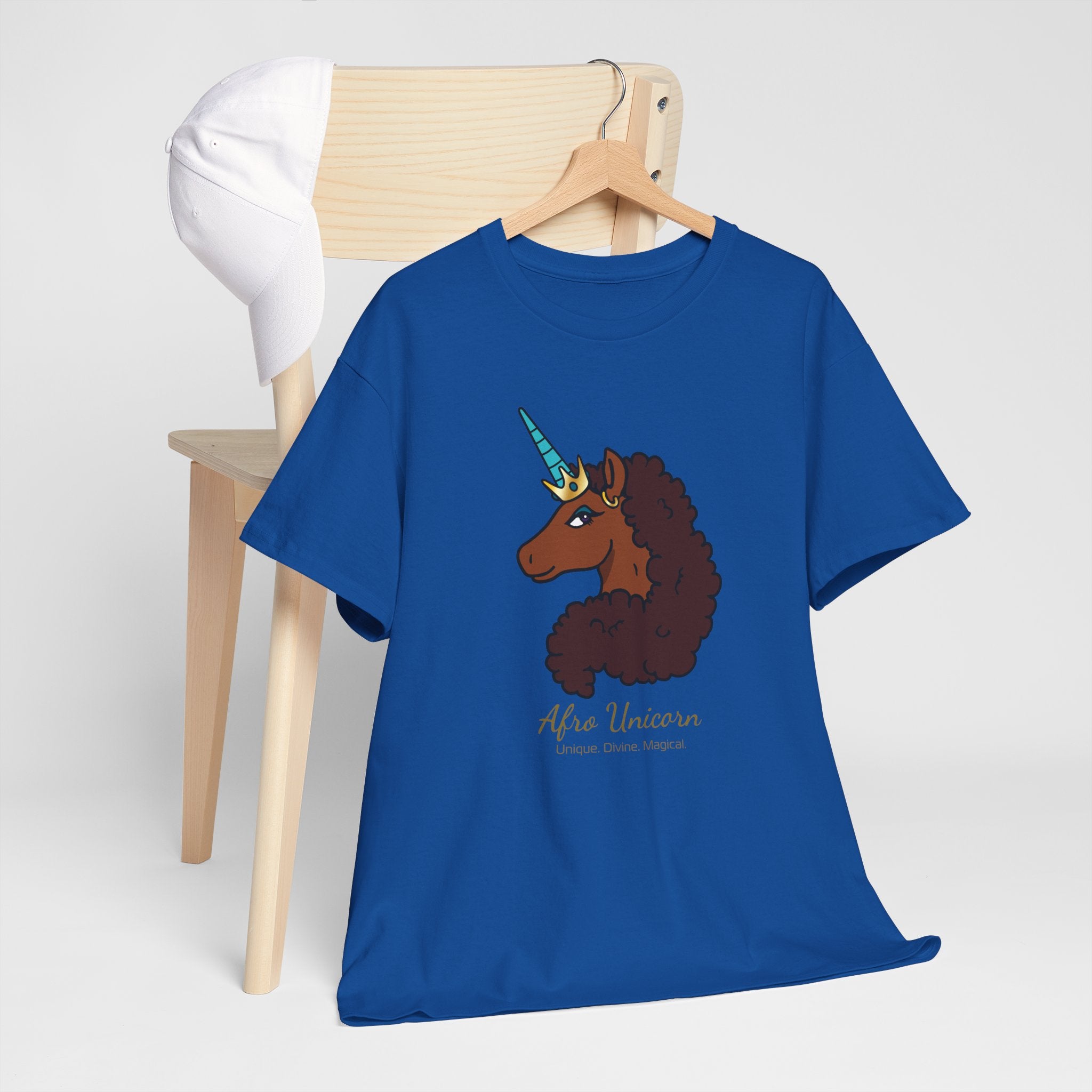 Adult - Afro Unicorn Signature Tee - Unique