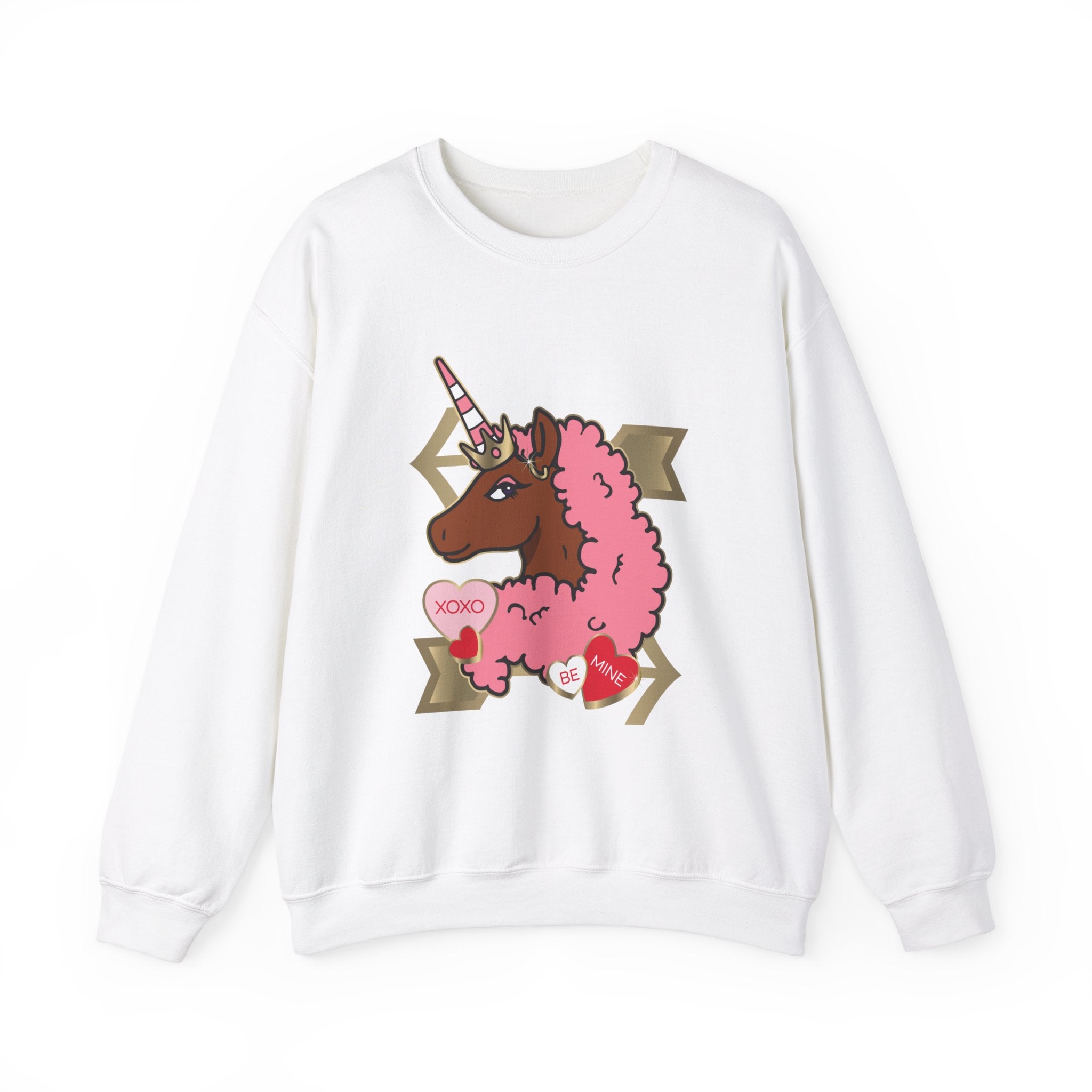 Afro Unicorn Love Sweatshirt Adult Tee