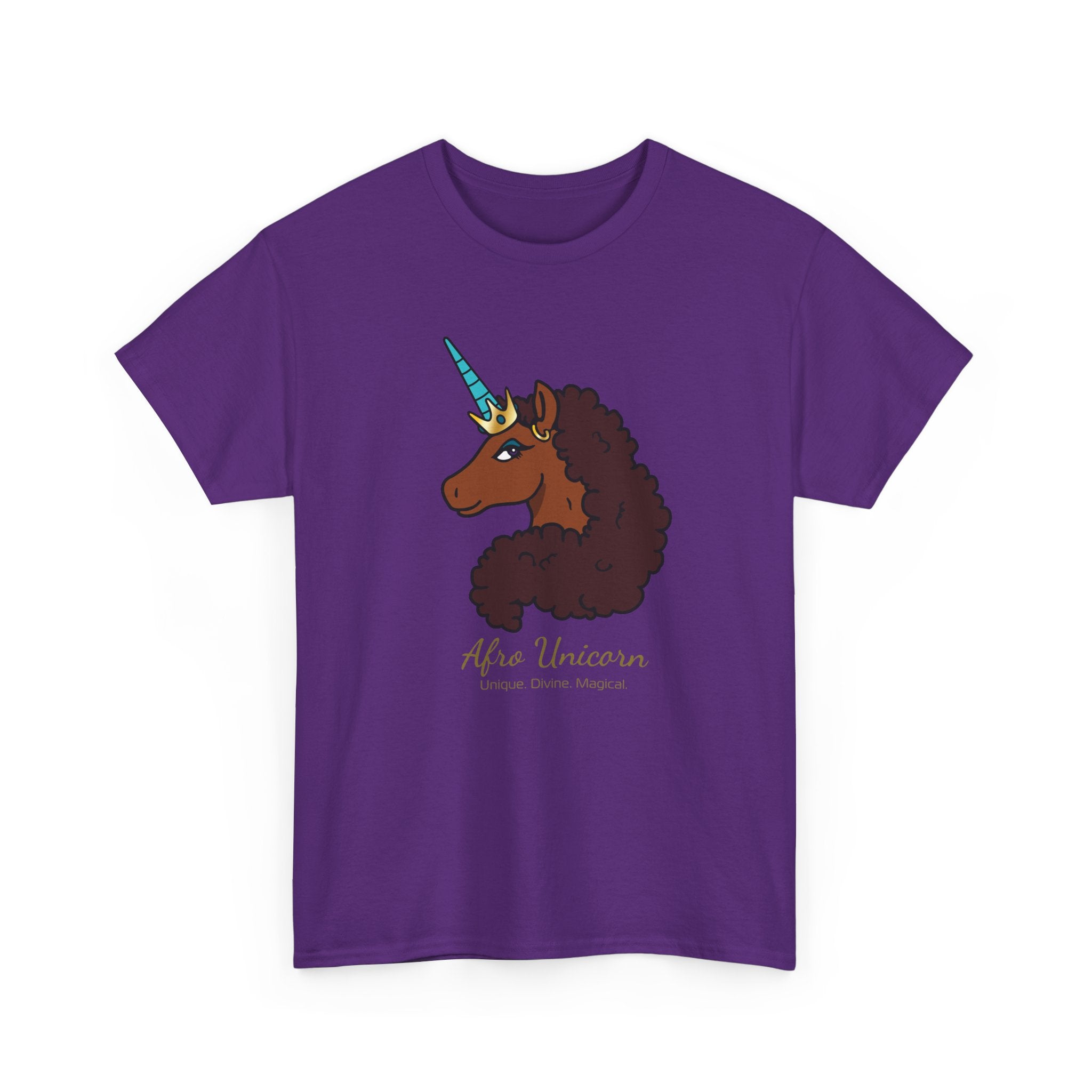 Adult - Afro Unicorn Signature Tee - Unique