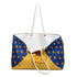 Weekender Bag Afro Unicorn Blue & Gold