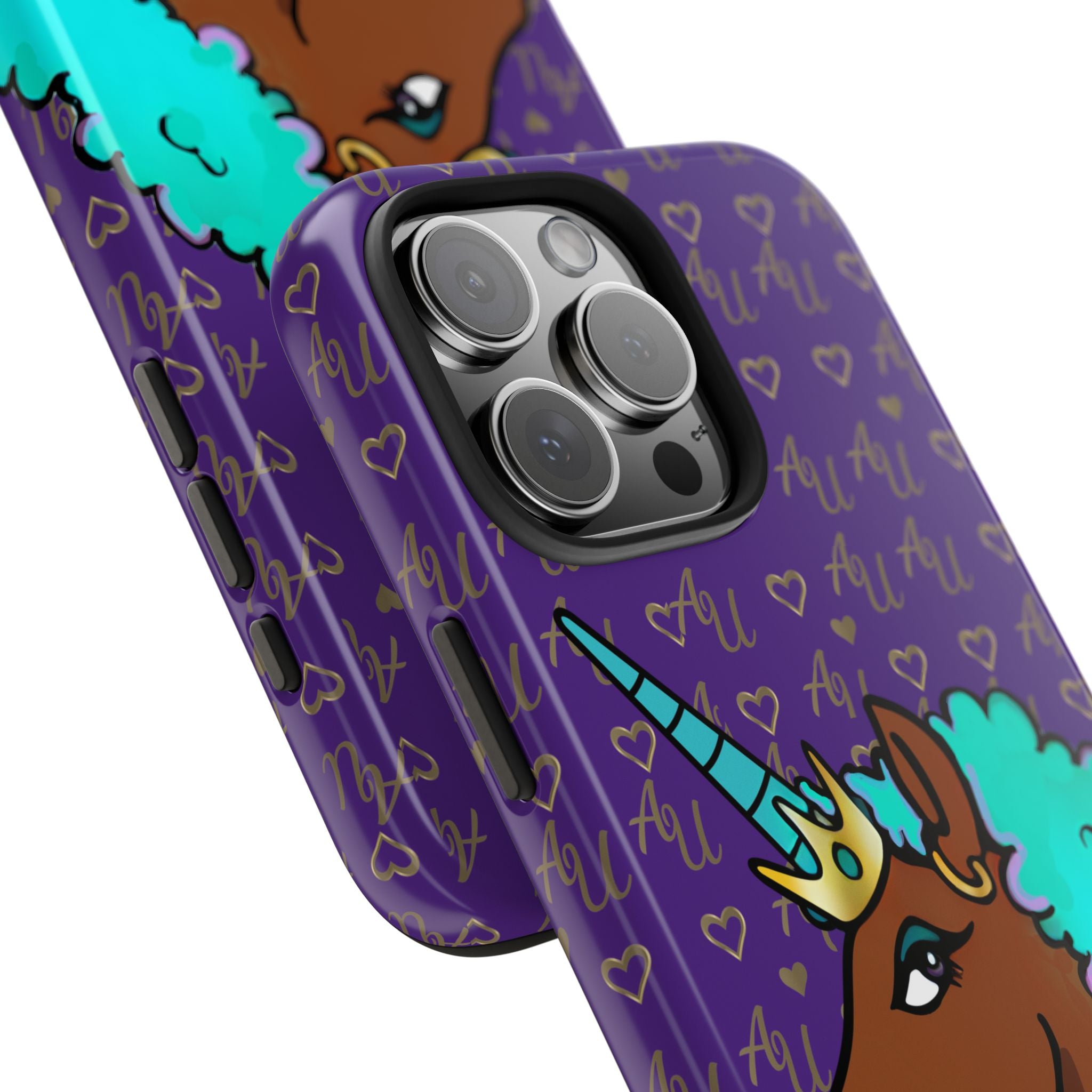 Afro Unicorn Tough Phone Case