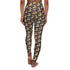 Afro Unicorn Blue & Gold High Waisted Leggings