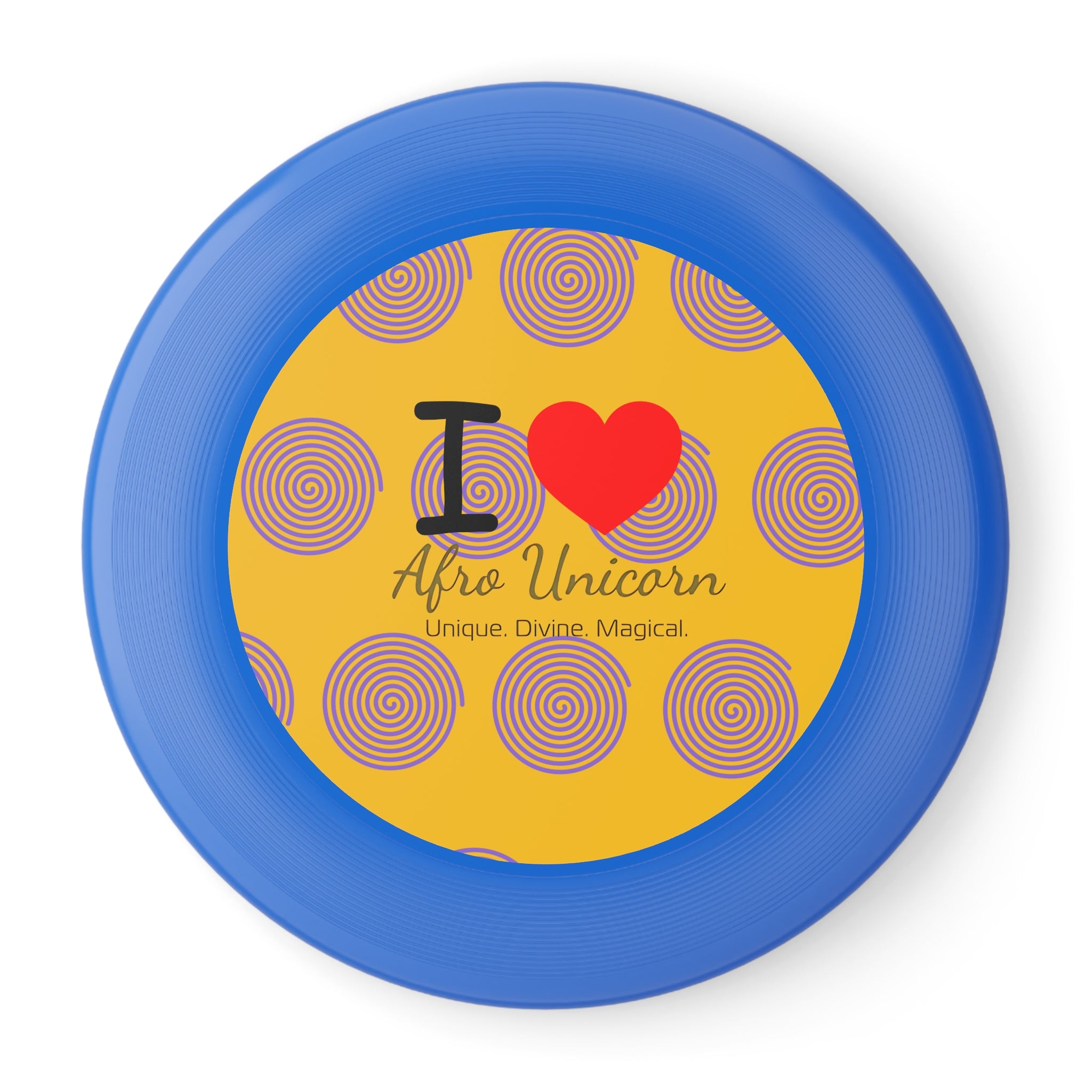 Afro Unicorn Frisbee