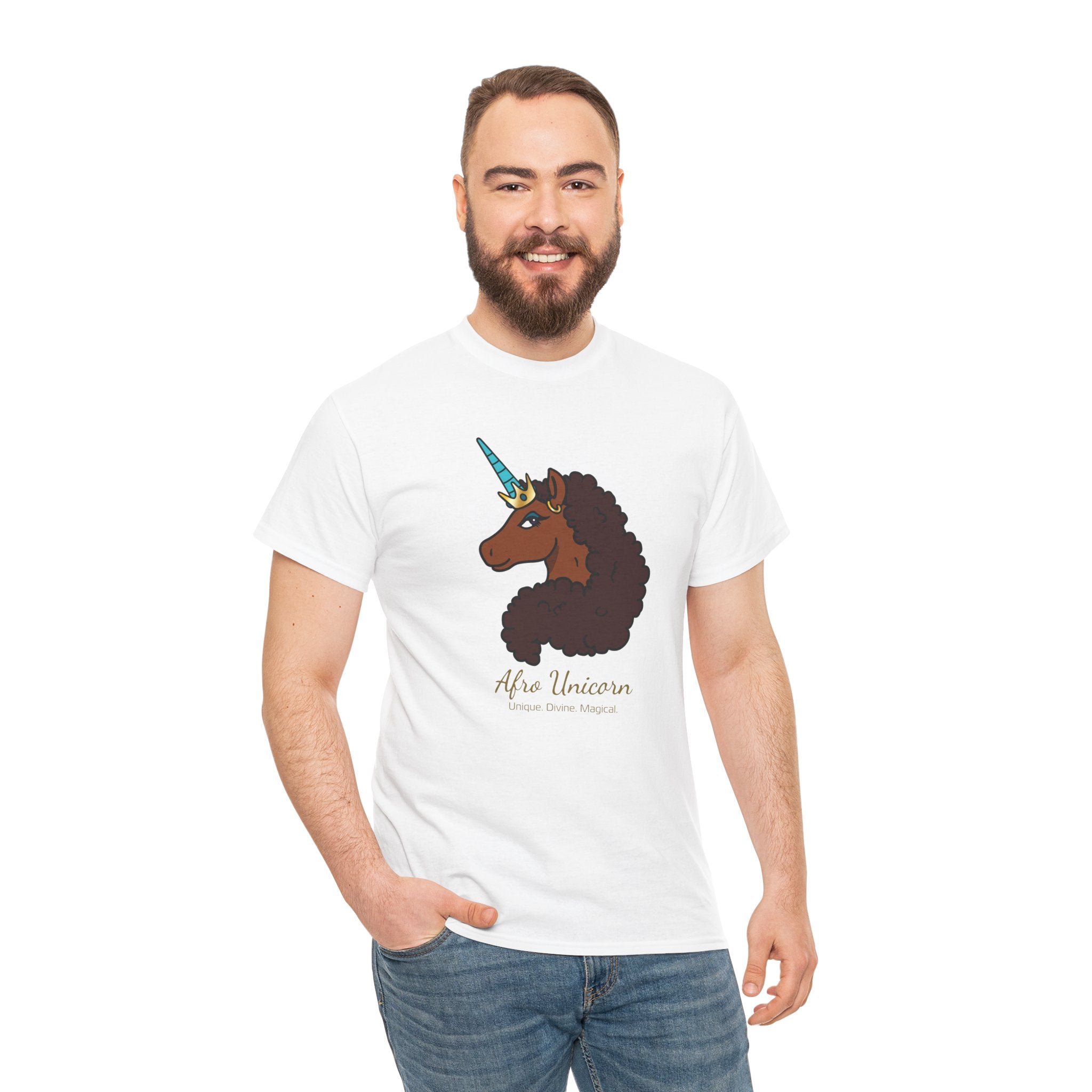 Adult - Afro Unicorn Signature Tee - Unique