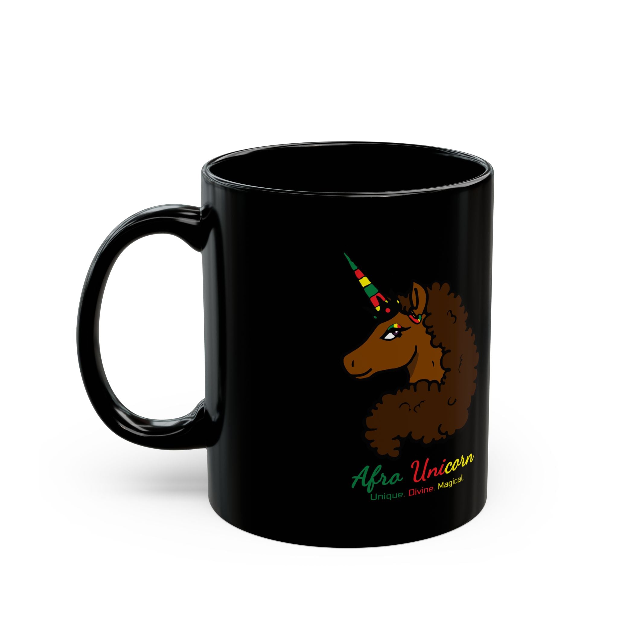 Mug - Afro Unicorn Black Pride Celebration Mug 11oz
