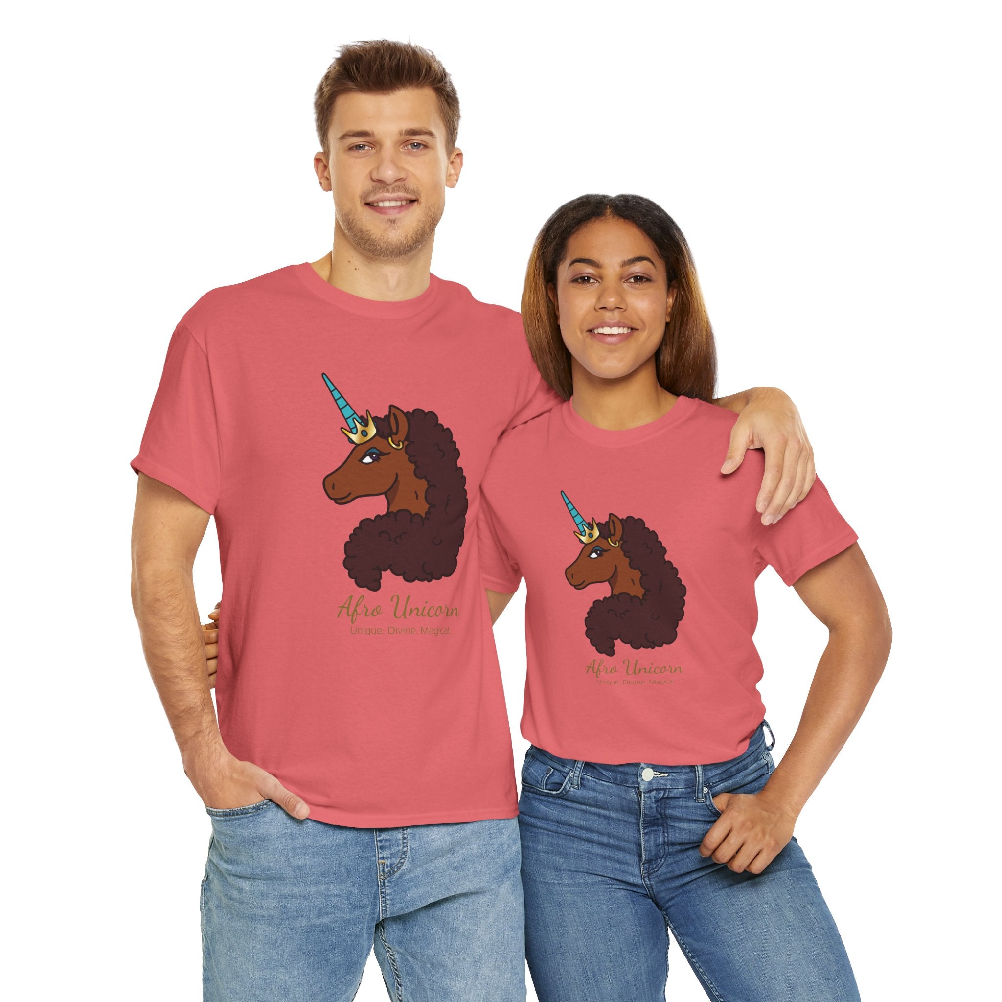 Adult - Afro Unicorn Signature Tee - Unique