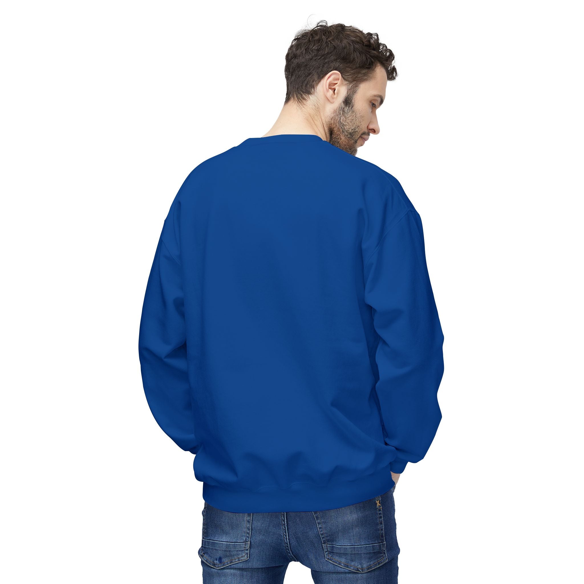 Afro Unicorn Fan Favs Sweatshirt – Buffalo Royal Blue & Red