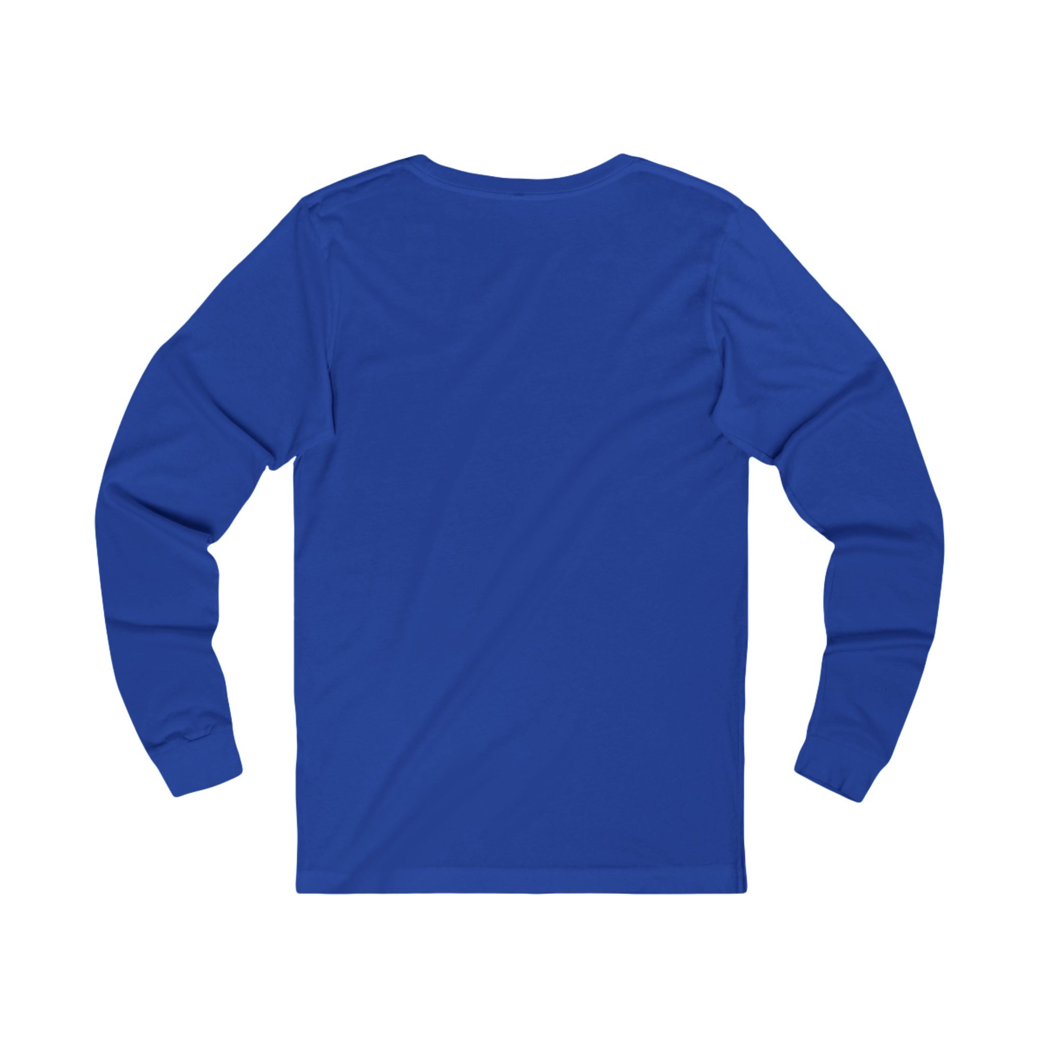 Afro Unicorn Royal Blue & White  D9 Love Long Sleeve Tee