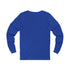 Afro Unicorn Royal Blue & White  D9 Love Long Sleeve Tee