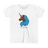 Youth - Afro Unicorn Blue & Pink Spring Tee