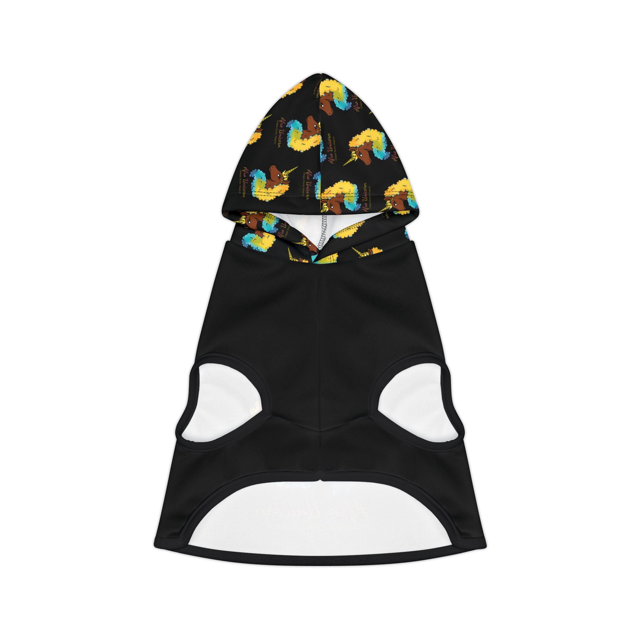 Afro Unicorn Pet Hoodie