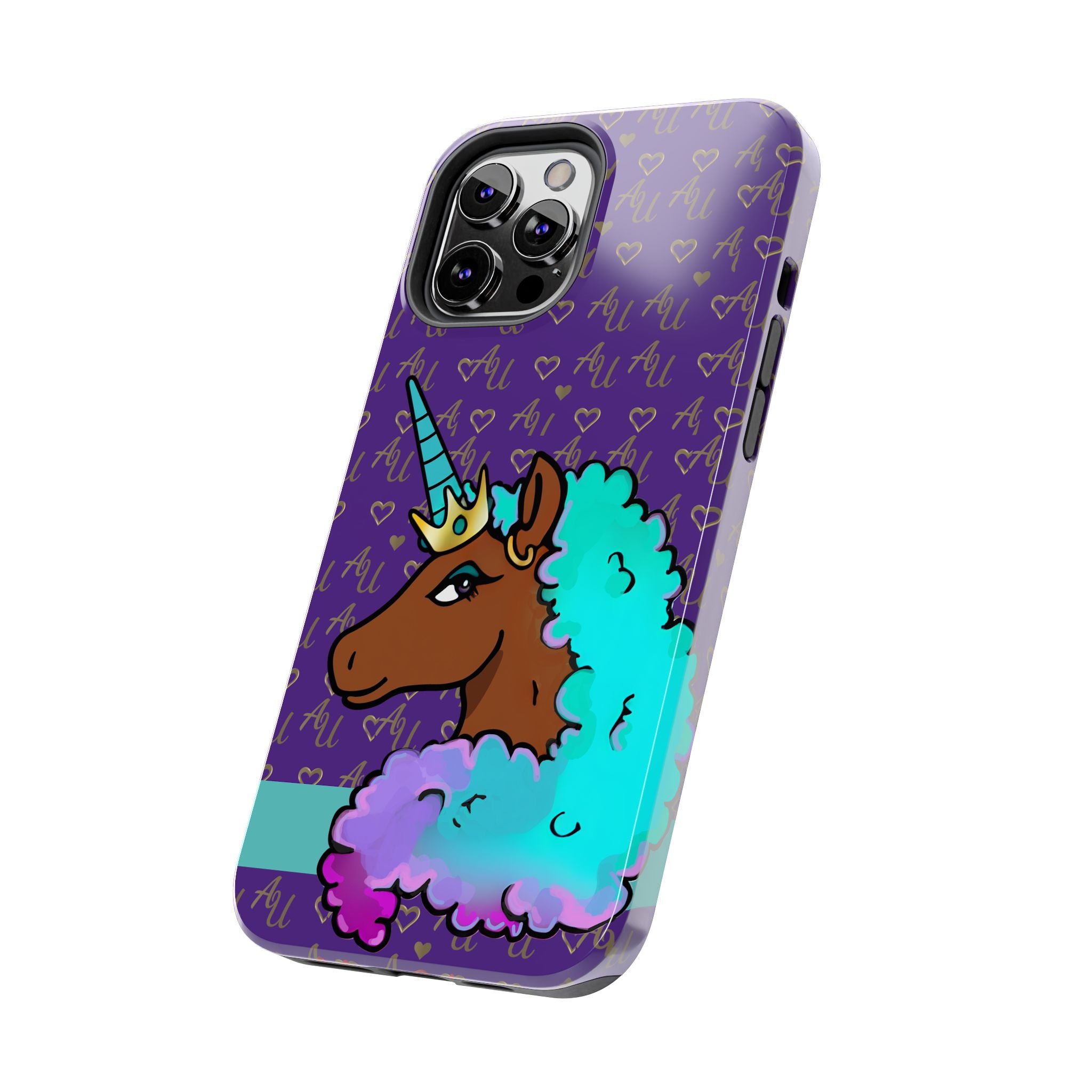 Afro Unicorn Tough Phone Case