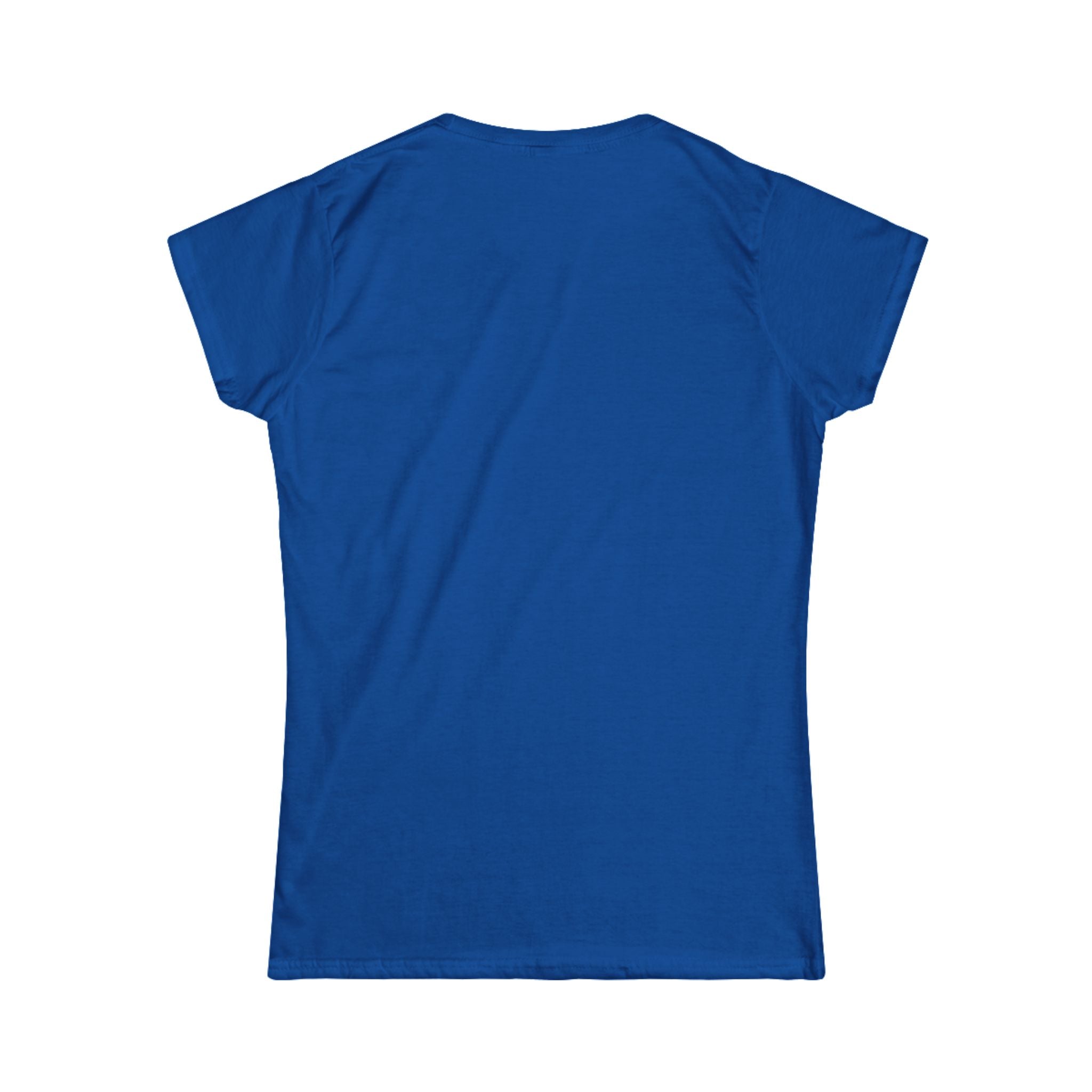 Afro Unicorn Blue & Gold Tee - Women's Softstyle