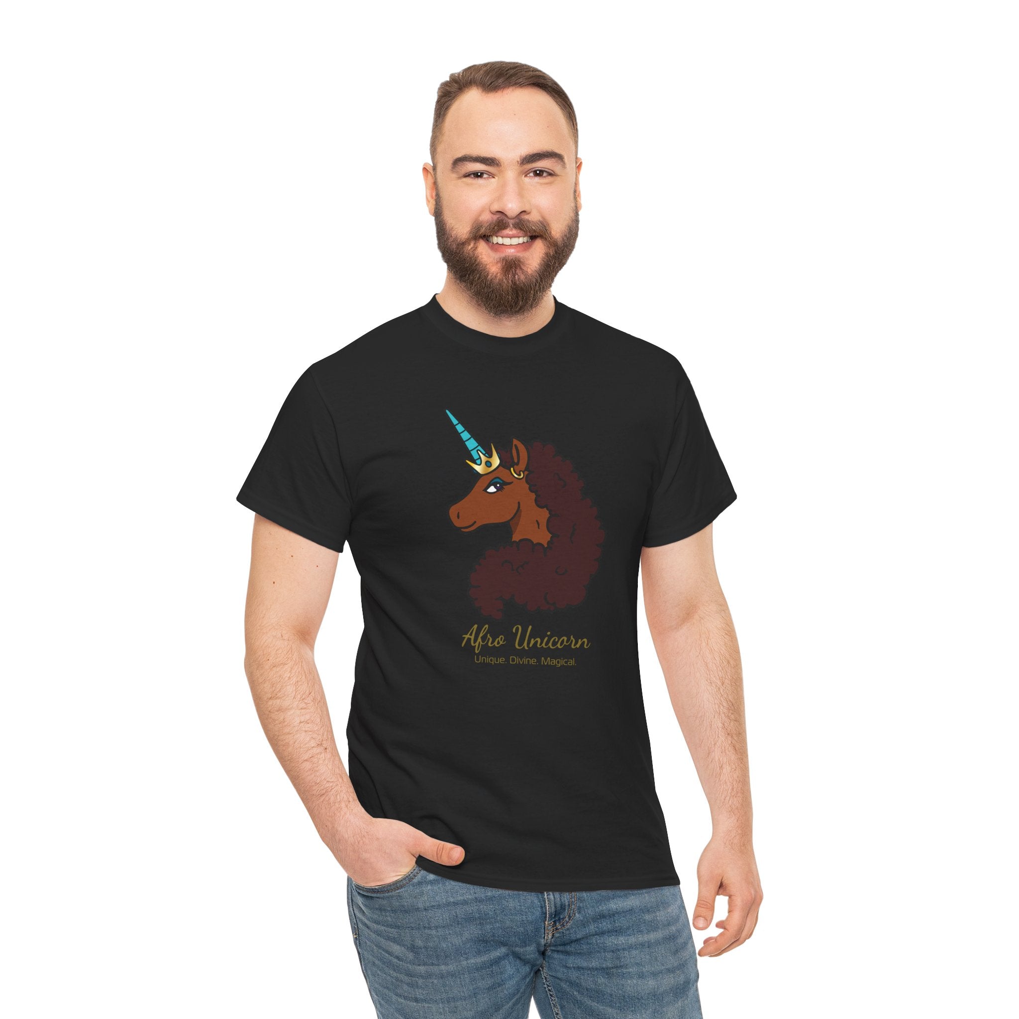 Adult - Afro Unicorn Signature Tee - Unique