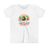 Afro Unicorn Girl Youth Tee - Summer Fun Short Sleeve